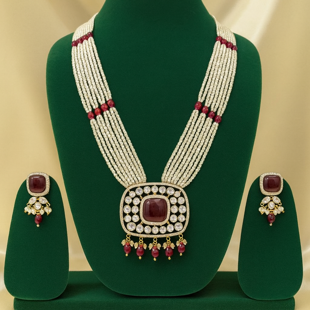 T2O Creation Multi-Strand Beaded  Neaklace