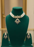 T2O Creation Pearl Kundan Choker Necklace Set